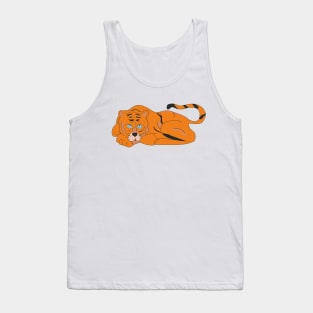 Resting tiger Tank Top